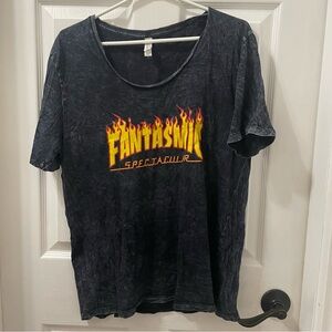 Fantasmic Spectacular Disney Parade Black Washed Tee